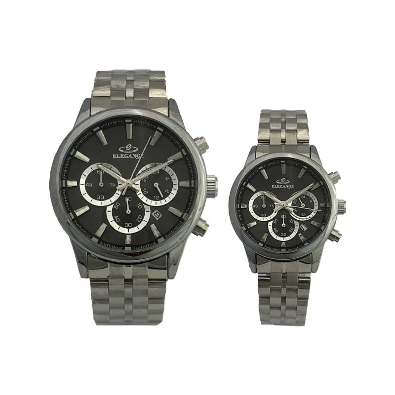 ست ساعت مچی زنانه و مردانه الگانس مدل WS-ED36901 سه موتوره