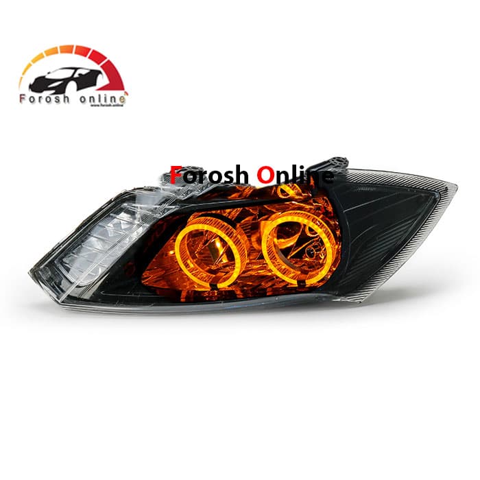 چراغ جلو ساینا طرح گلس نارنجی