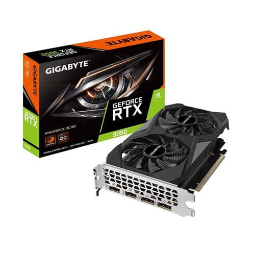 کارت گرافیک گیگابایت مدل GeForce RTX 3050 WINDFORCE OC V2 6GB