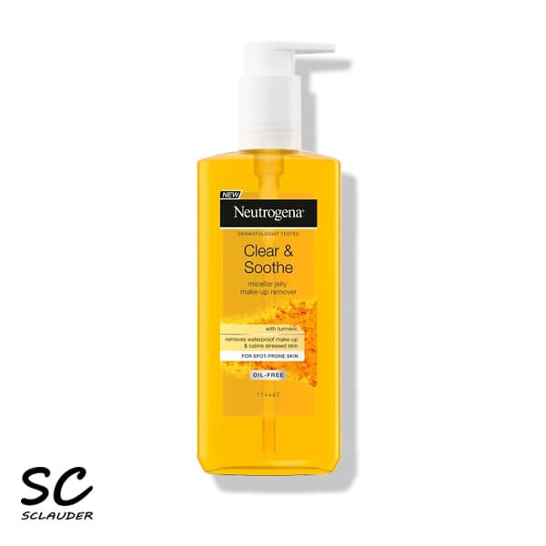 ژل میسلار پاک کننده عمیق زردچوبه نوتروژینا مدل Clear Soothe حجم 200 میلی لیتر