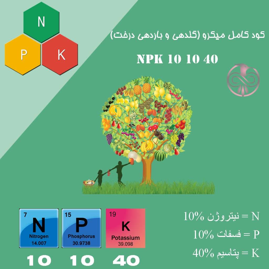 کود NPK 10 10 40