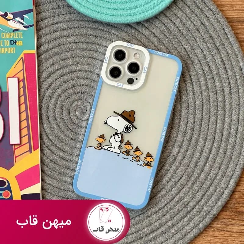 قاب گوشی آیفون Family Snoopy خانواده اسنوپی - کد (۸۹۵۷۹)