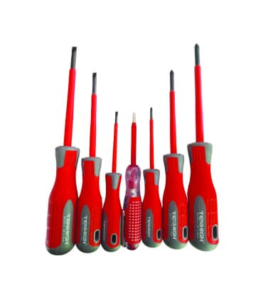 ست پیچ گوشتی 7 عددی عایق ضدبرق 1000V تنهای TENHIGH