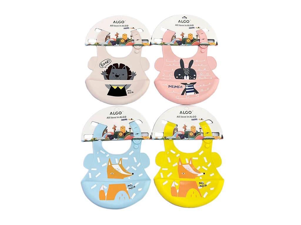 پیشبند سیلیکونی کاسه ای طرح حیوانات Algo