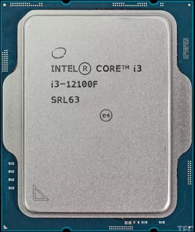 پردازنده CPU اینتل بدون باکس مدل Core i3-12100F فرکانس 3.3 گیگاهرتز