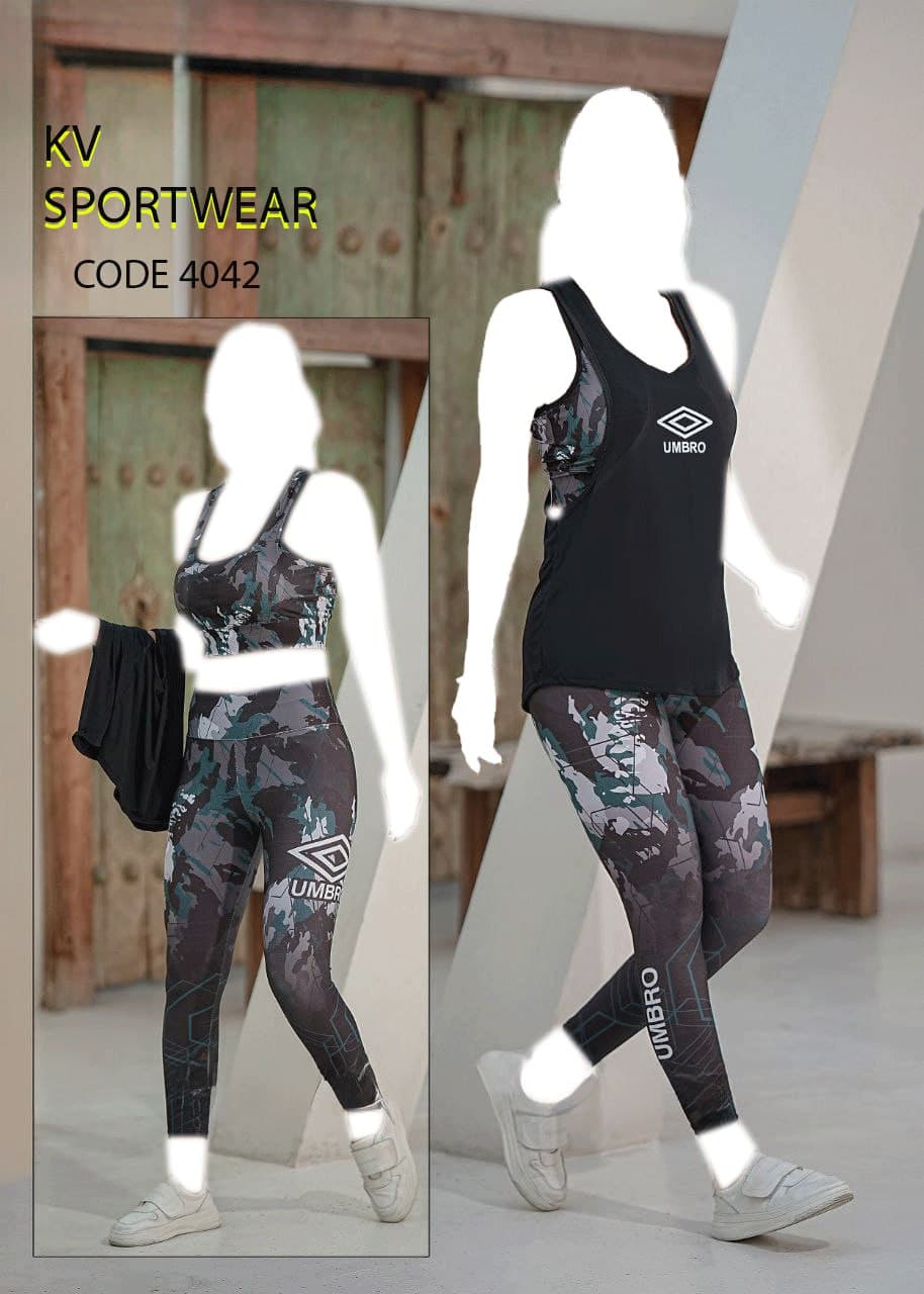 ست نیم تنه لگ و کاور ورزشی زنانه UMBRO کد 003