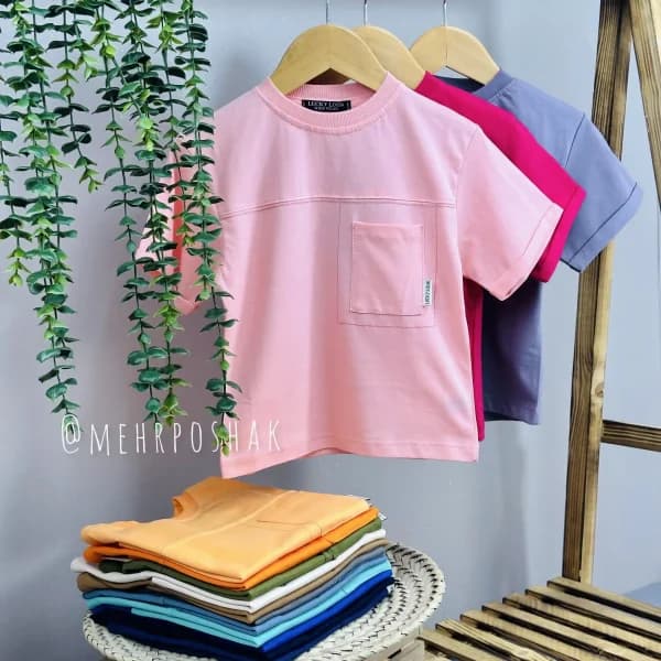 تیشرت رنگی لاکی لوک