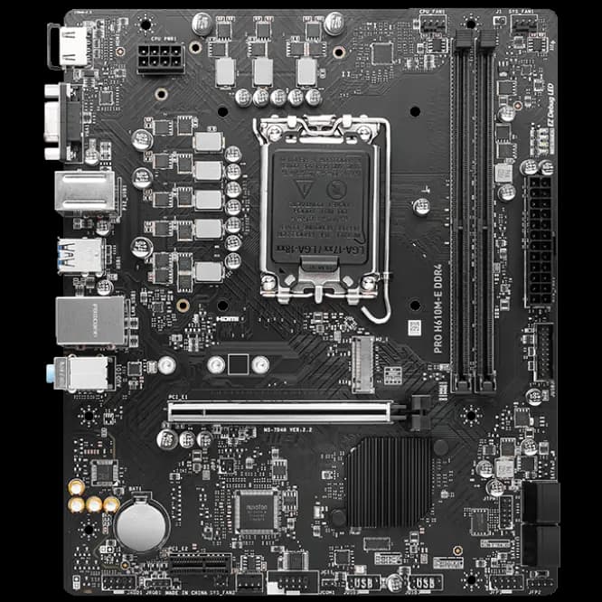 مادربرد ام اس آی مدل PRO H610M-E DDR4