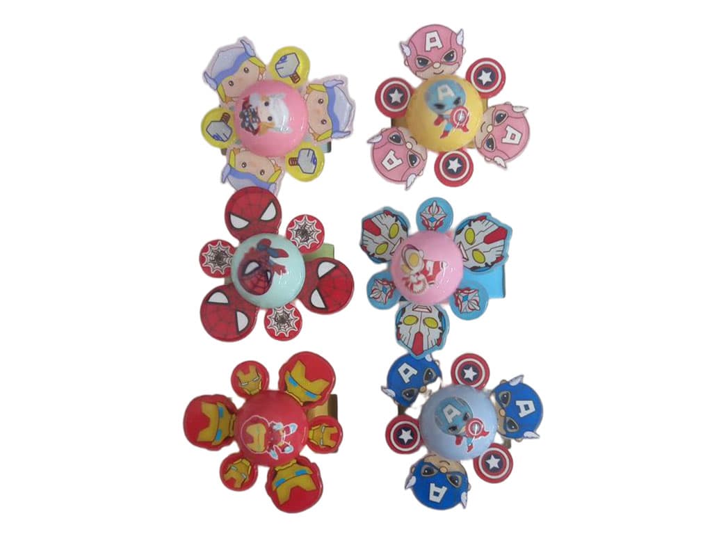 دستبند عروسکی چرخان و چراغ دار طرح شخصیت های کارتونی