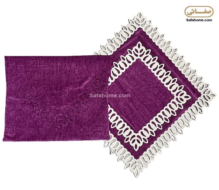 جانماز کیفی مدل رایکا صفاهوم مخمل بنفش