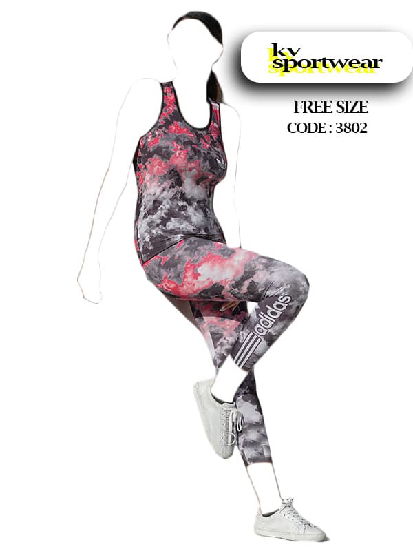 ست تاپ و لگ ورزشی زنانه adidas کد 007