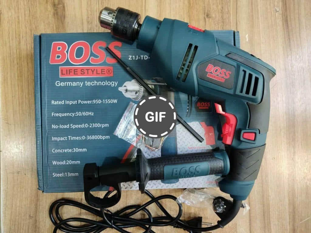 دریل 13 چکشی باس مدل Z1J-TD-13K-B