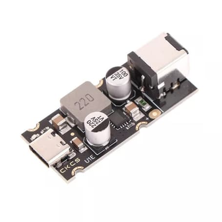 ماژول فست شارژ PD65W دارای ورودی جک آداپتور با خروجی USB Type-C