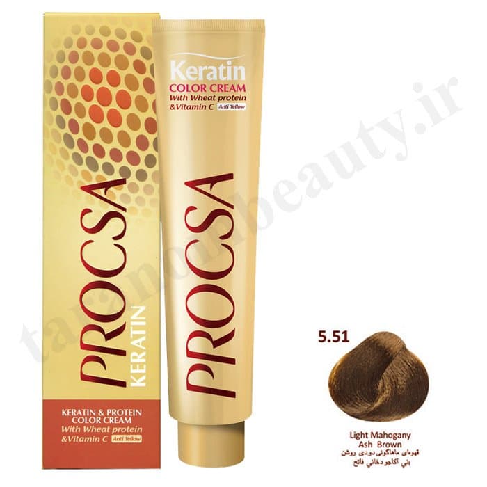 رنگ مو پروکسا قهوه ای نسکافه روشن 5.51