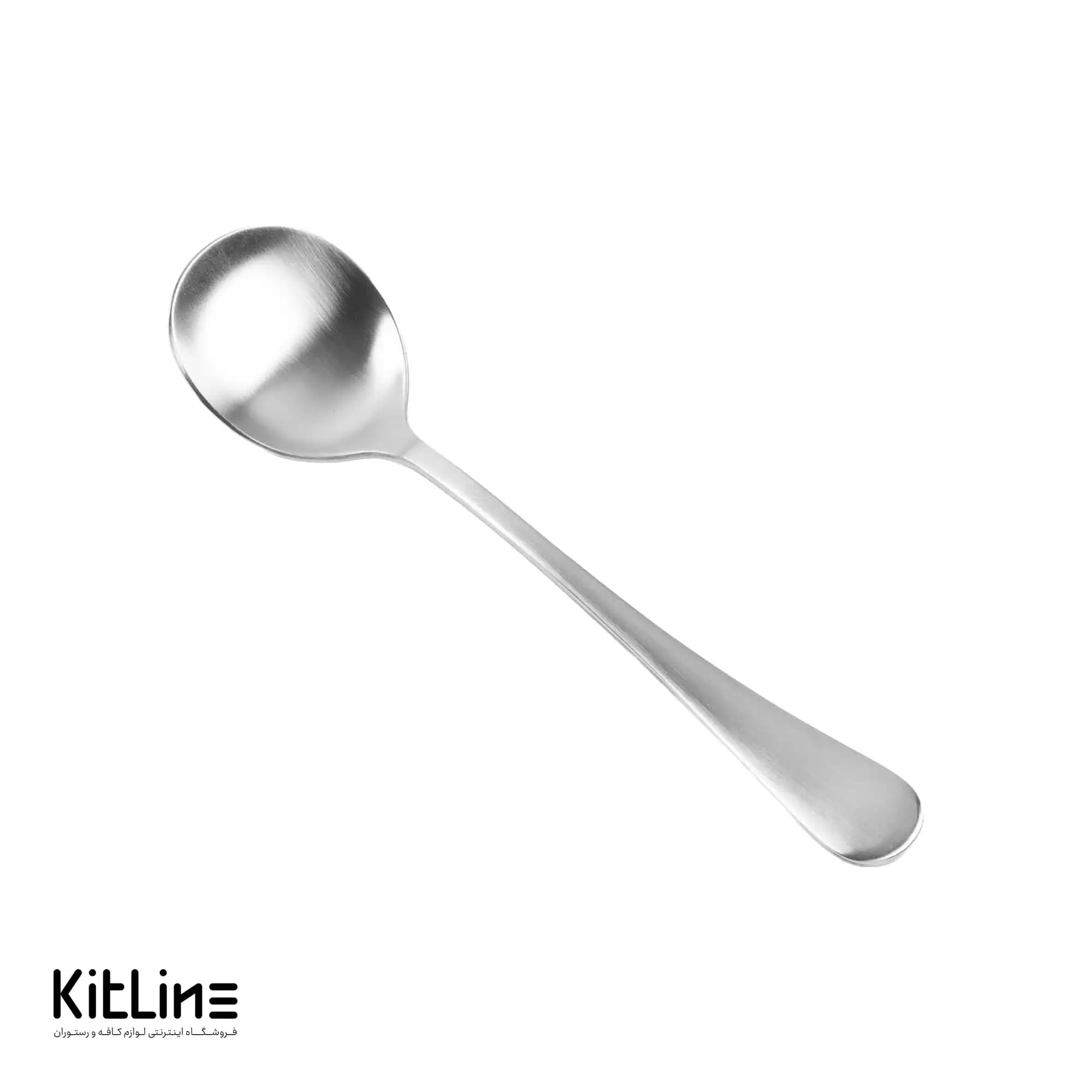 قاشق سوپ خوری صنایع استیل مدل پارما تمام مات
