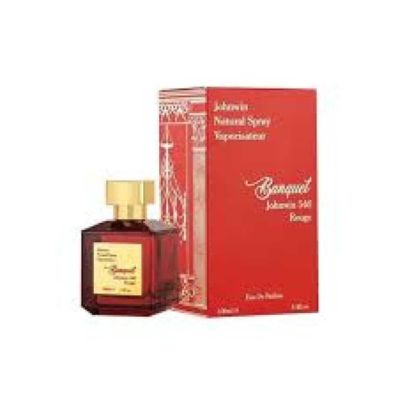 ادو پرفیوم زنانه و مردانه جانوین مدل باکارات رژ قرمز حجم 100میل میل