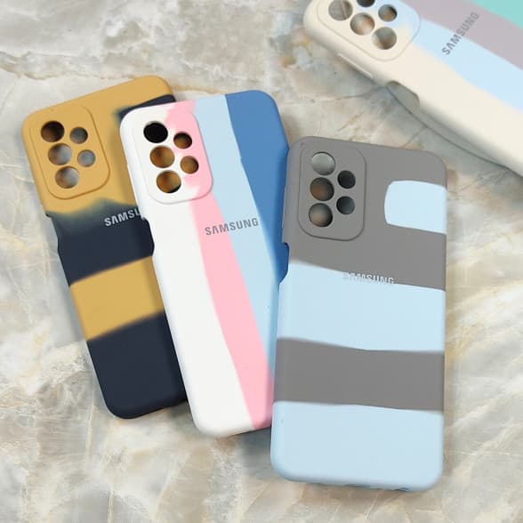 قاب سیلیکونی اورجینال رنگین کمانی Samsung A23