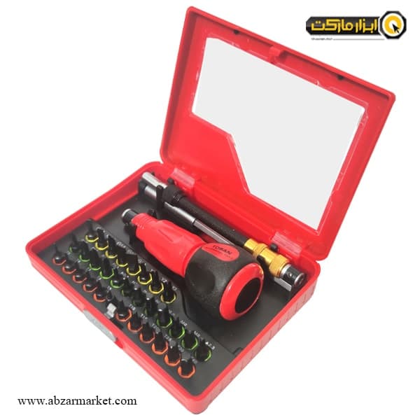 ست سر پیچ گوشتی توسن 35 عددی مدل T814-S35