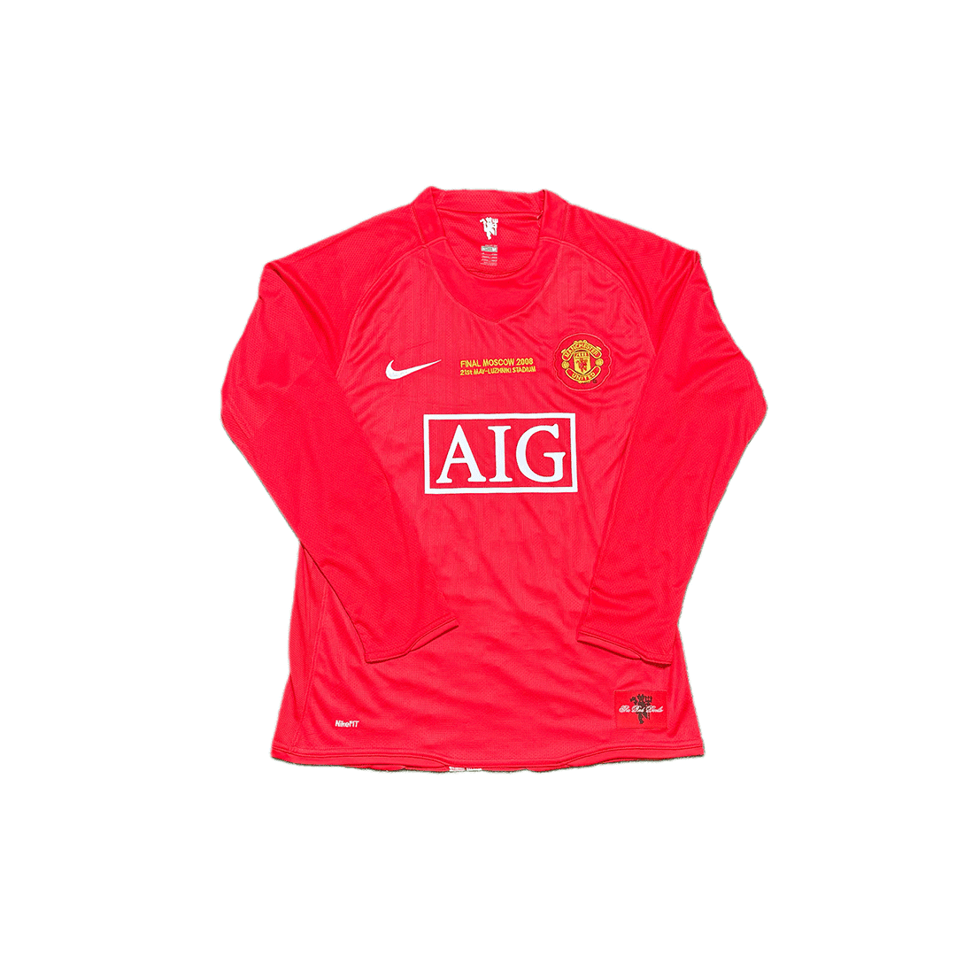 لباس کلاسیک آستین بلند اول منچستریونایتد2008-پیراهن تک