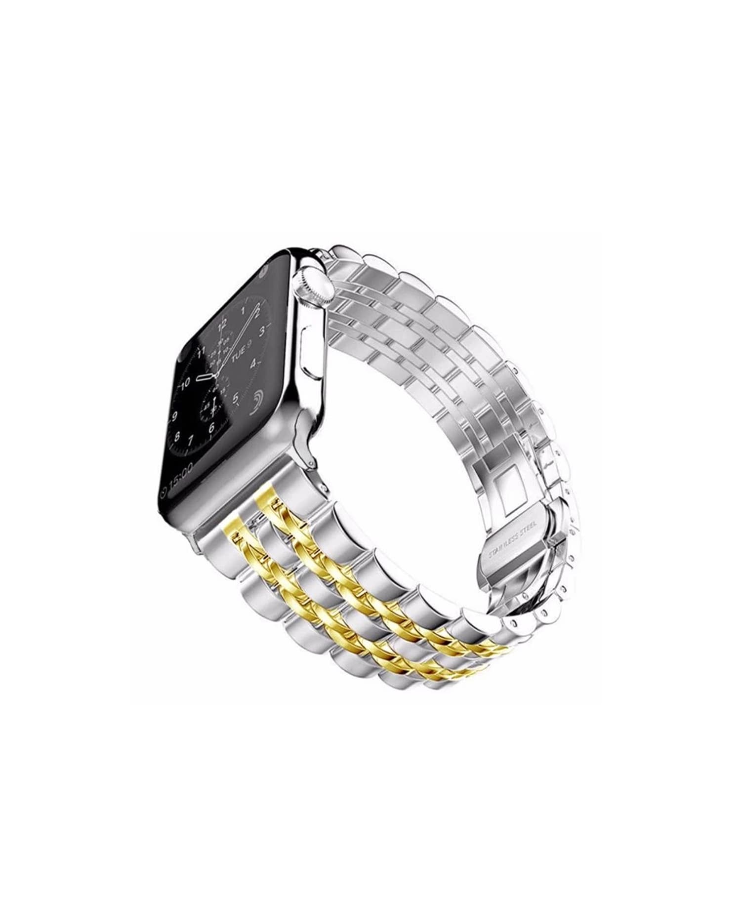 بند استیل 7 Bead اپل واچ سایز 42 – 44