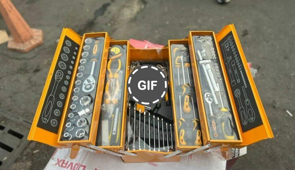 مجموعه ی جعبه بکس و ابزار ۸۵ عددی سه طبقه نیوپاور مدل85pc