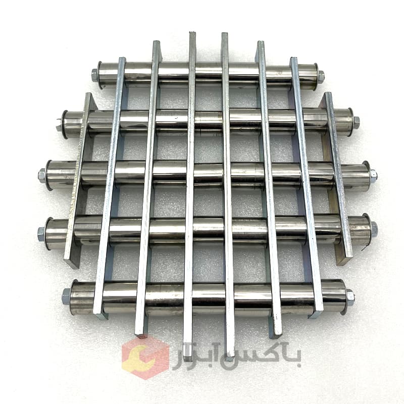 شبکه استیل تسمه ای گرد 25 سانتی