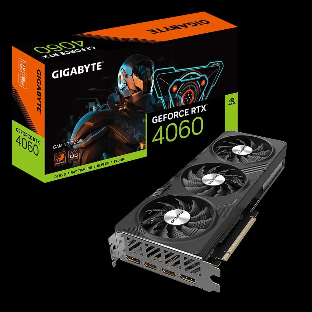 کارت گرافیک گیگابایت مدل GeForce RTX 4060 GAMING 8GB OC