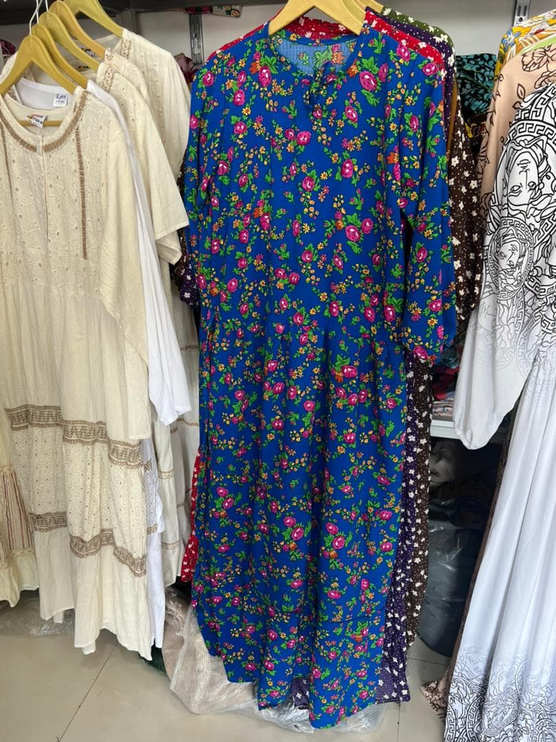 پیراهن فلور کرپ کد ۸۸۷۷