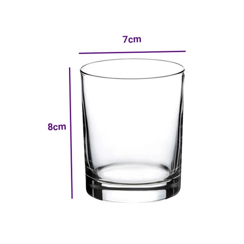 لیوان شیشه ایی بدون دسته مدل ویکتوریا کد 342