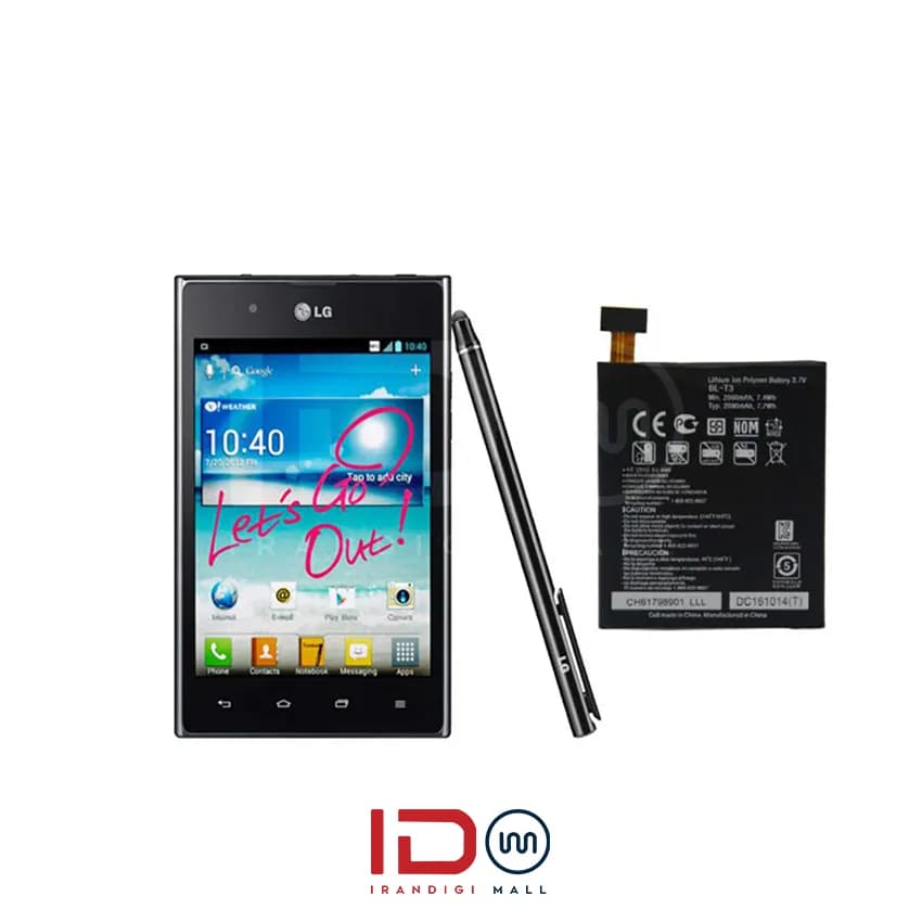 باتری اورجینال گوشی موبایل الجی OPTIMUS VU مدل T3