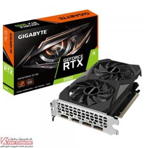 کارت گرافیک گیگابایت مدل GeForce RTX 3050 WINDFORCE OC 6G