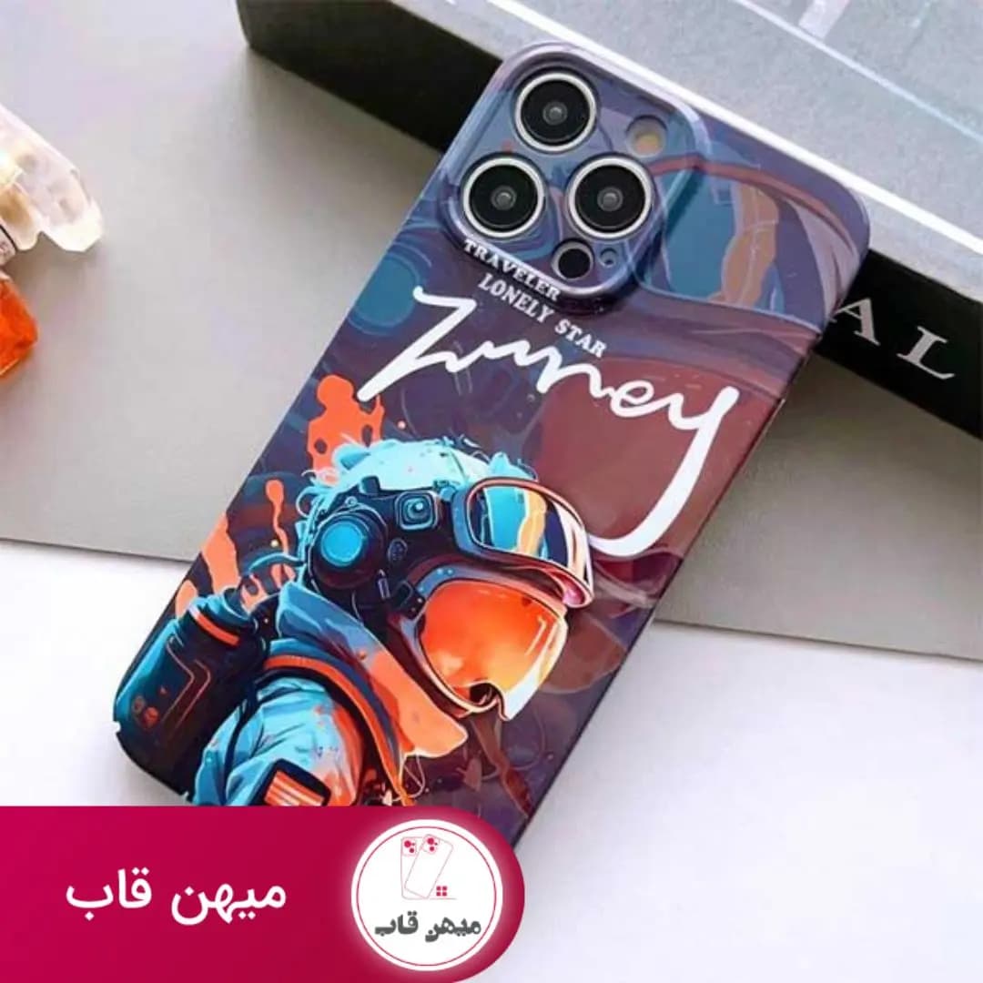 قاب گوشی آیفون فضانورد هولوگرامی - کد (۱۵۷۵۸)