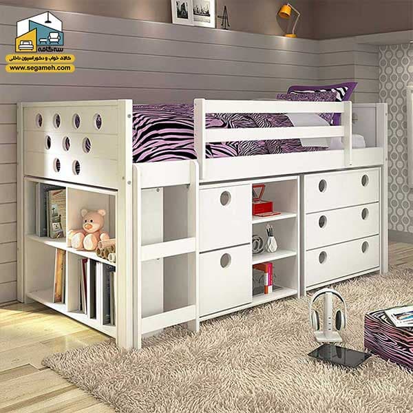 تخت خواب نوجوان مدل BTP14