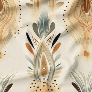 پارچه لباسی شومیز پارچه الف مدل کرپ بوگاتی طرح بوهو کد 4011294