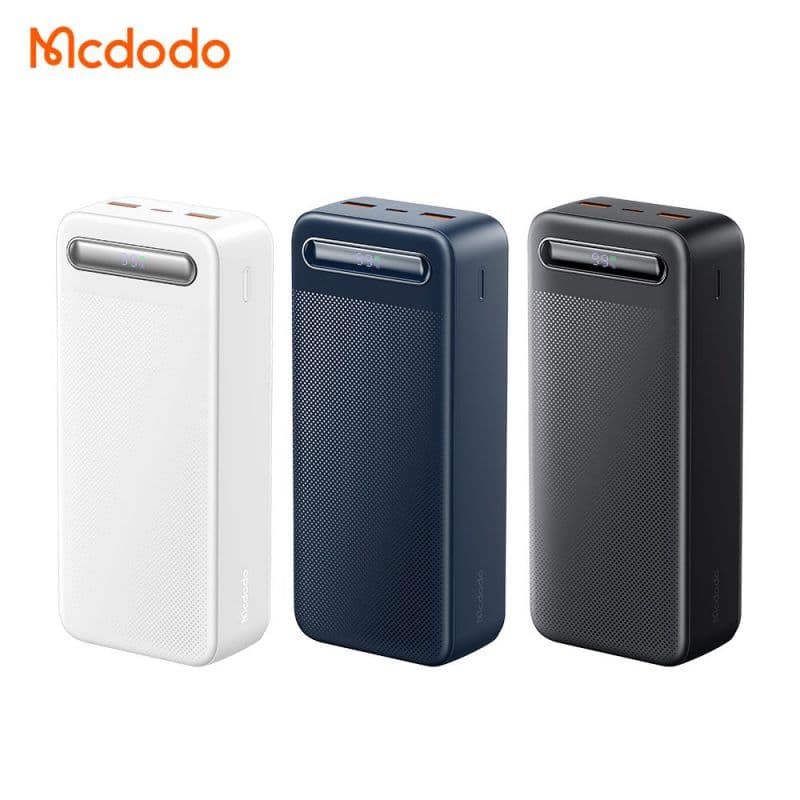 پاوربانک 22.5 وات ظرفیت 30000 مک دودو مدل MCDODO MC-391 بهمراه کابل شارژ