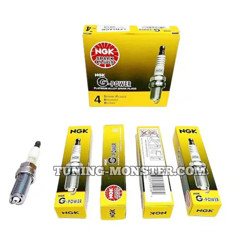 شمع سوزنی پایه بلند جی پاور LFR5A-GP NGK اصل ژاپن