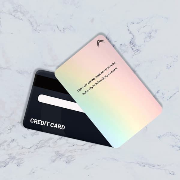 استیکر کارت بانکی مدل انگیزشی کد CAC492-K