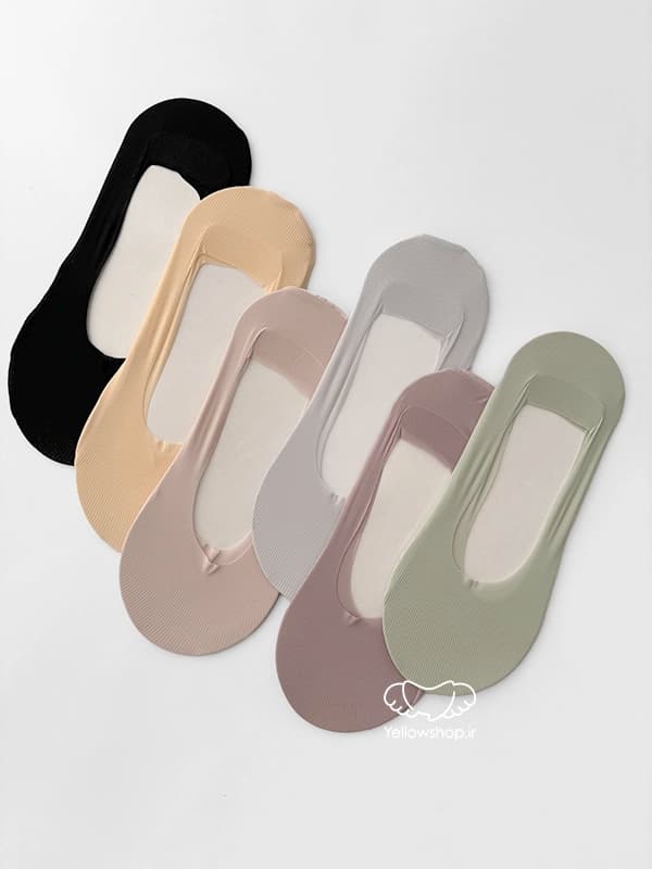 جوراب کالج زنانه کبریتی تم رنگی کد 31026