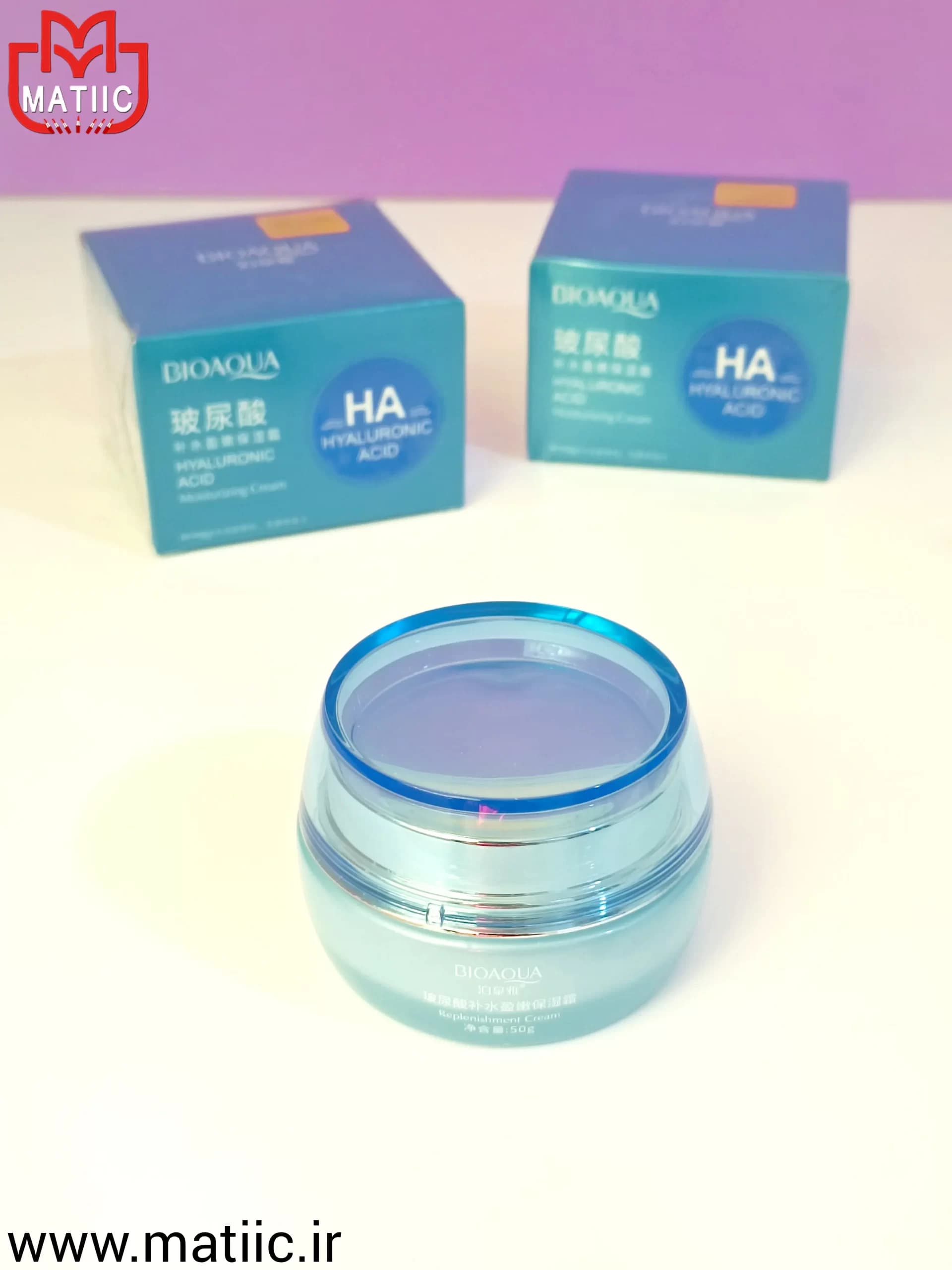 کرم مرطوب کننده هیالورونیک اسید بیوآکوا 50گرم