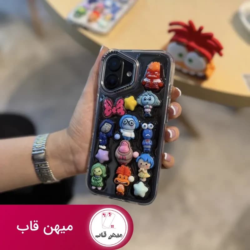قاب گوشی آیفون inside out برجسته - کد (۸۴۷۳۹)