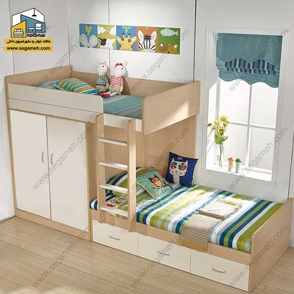 تخت خواب دوطبقه کد BTDP43