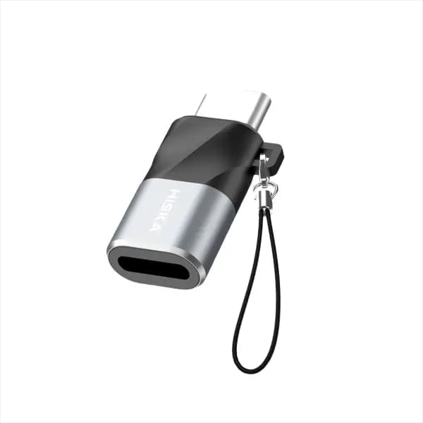 مبدل OTG لایتنینگ به تایپ سی H8 هیسکا HISKA