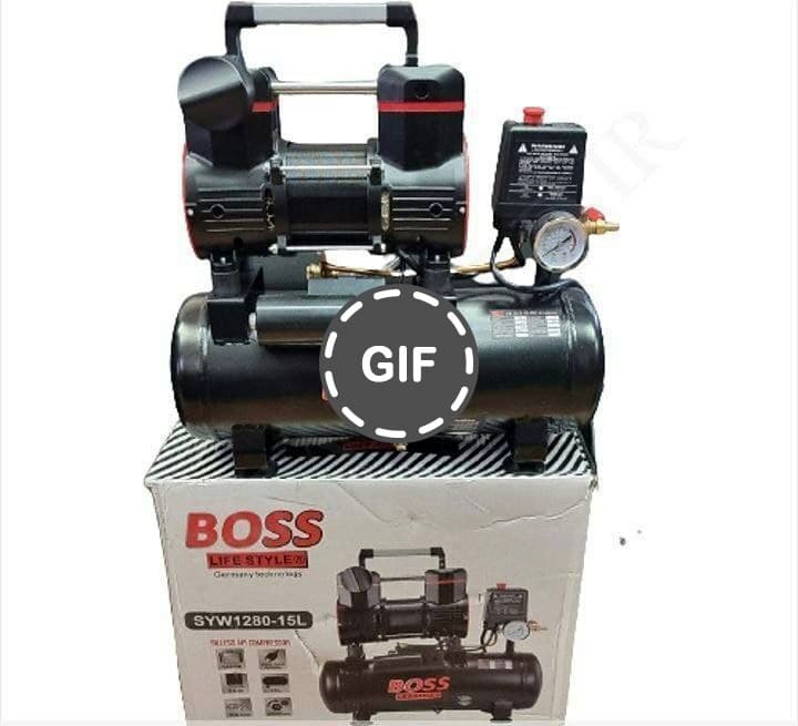 کمپرسور باد 15 لیتری سایلنت باس BOSS مدل SYW1280-15L