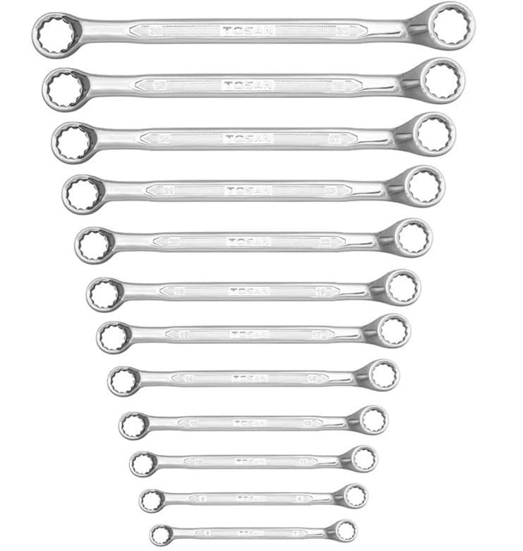آچار دو سر رینگ 12 عددی توسن