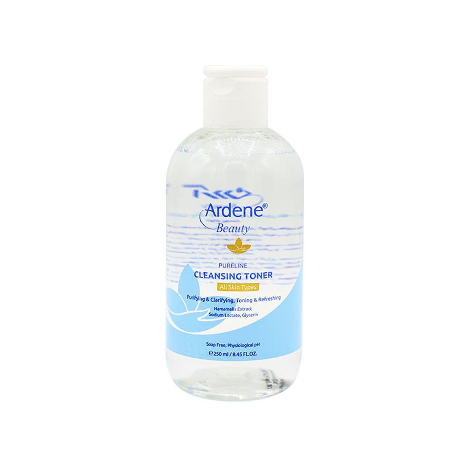 تونر پاک کننده صورت انواع پوست 250 میل آردن