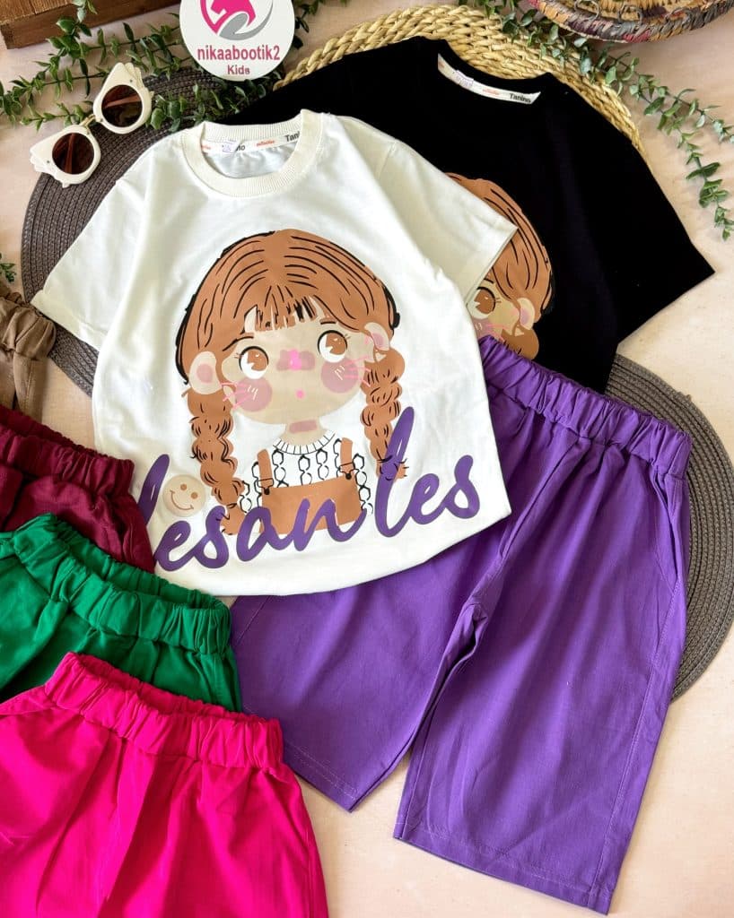 تیشرت شلوارک گیس بافت