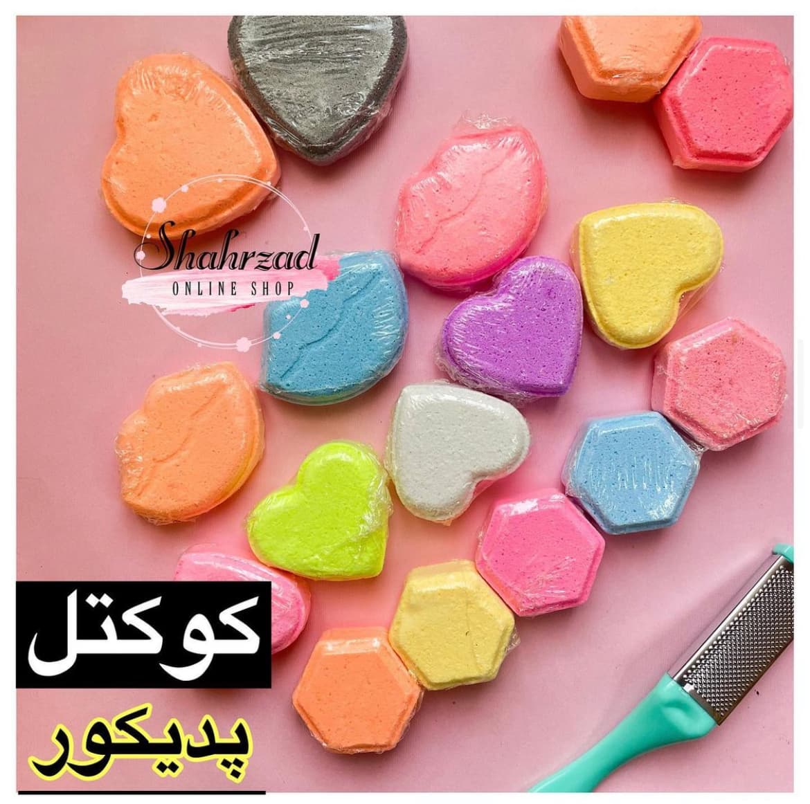 کوکتل پدیکور پا