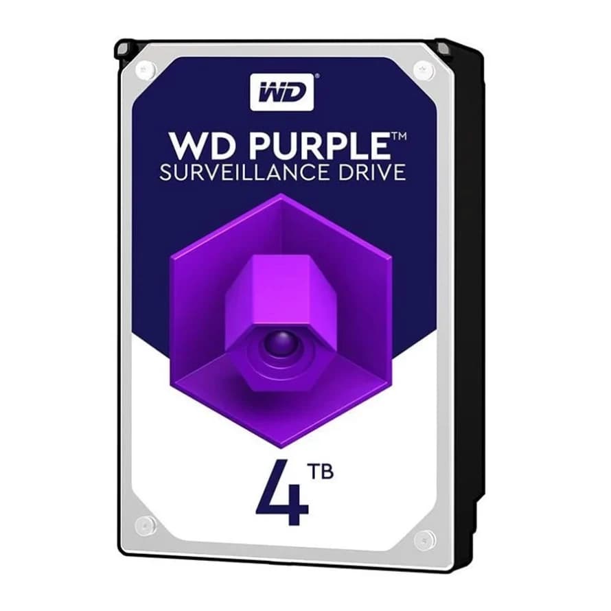 هارد دیسک اینترنال 3.5 اینچ وسترن دیجیتال مدل Purple 256MB ظرفیت 4 ترابایت