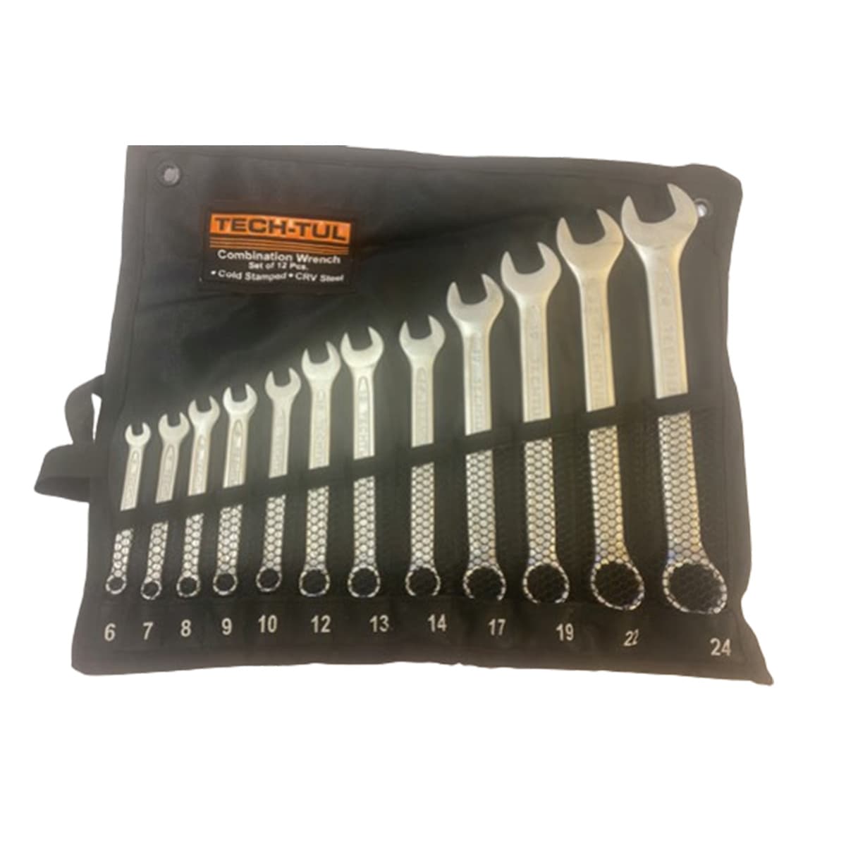 آچار یکسر تخت و یکسر رینگ 12 عددی TECH-TUL