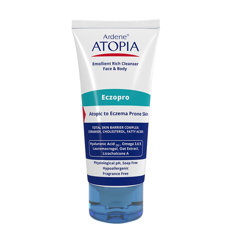 لوسیون شوینده صورت و بدن پوست های خیلی خشک اتوپیا آردن مدل Eczopro